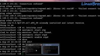 How to configure NTP server amp client on RHEL 7 [upl. by Rairb546]