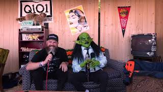 John Goblikon of Nekrogoblikon stops by the Q101 basement at Riot Fest 2024 [upl. by Eittam202]