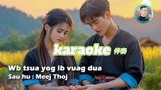 wb tsua yog ib vuag dua karaoke By Meej thoj2024 [upl. by Soisanahta]