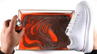 Customize Your ALEXANDER MC QUEEN Sneakers With Hydro Dipping [upl. by Doroteya]