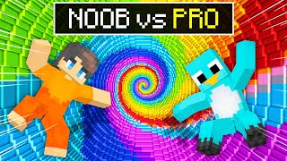 NOOB vs PRO EXTREME RAINBOW DROPPER Challenge In Minecraft [upl. by Bloom]