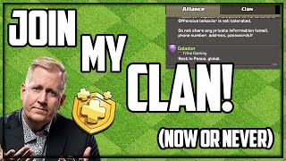 JOIN My Clan in Clash of Clans [upl. by Nalyk]