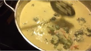 How to make Broccoli Cheddar soup [upl. by Iruam]