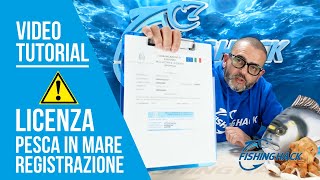 Licenza pesca in mare come farla o rinnovarla [upl. by Wulfe]