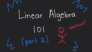 Linear Algebra Matrix Multiplication amp Independent Vs Dependent Vectors [upl. by Ilera]