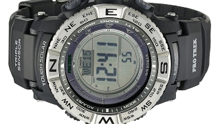 Casio Mens PRW35001CR Atomic Resin Digital Watch [upl. by Aiykan]