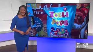 Zolli Candy at the Sweets and Snacks Expo 2024  WRTV News sweetsandsnacks [upl. by Norraa]