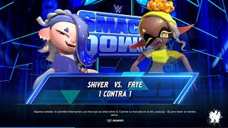 WWE 2K24 SHIVER VS FRYE LOW BLOW MATCH [upl. by Charbonnier]