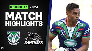 NRL 2024  Warriors v Panthers  Match Highlights [upl. by Edivad]