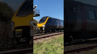 220027  220003 passing Dawlish Warren Saturday 19 October 2024 [upl. by Aisatnaf]