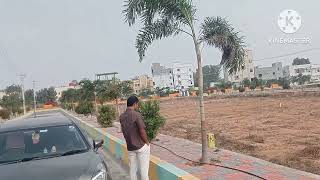 Nr TCS ADIBATLA Nr MARAM APTS BONGLUR Nr ORR EXIT 12 180sqyds HMDA plot for sale40000 Hyd [upl. by Burnham]