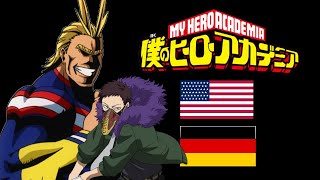 My Hero Academia  Voice Comparison  English  German Part 2 [upl. by Amle719]