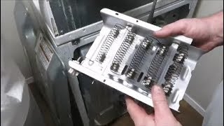 how to change a heating element in a dryer [upl. by Ahsiugal]