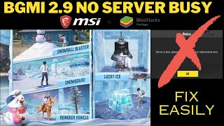 How to play BGMI 29 in Emulator  Fix server busy restricted area in MSI Player bgmi emulator [upl. by Lehplar]