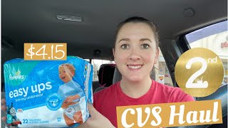 CVS 2nd Haul 415 Pampers Diapers HOT 945 Skincare deal [upl. by Harv]