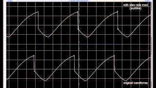 Slew Rate Mod on Minimoog Voyager  Comparison [upl. by Len177]