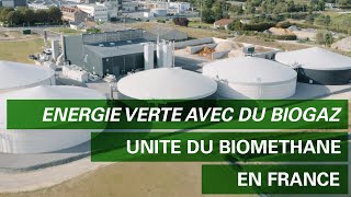 Installation de biogaz industrielle avec technologie membranaire 440 Nm³h en France [upl. by Bithia49]