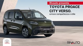 Rivauto Digital presenta Toyota Proace City Verso toyota [upl. by Dulsea]