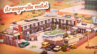 Strangerville Motel amp Diner 🌵  The Sims 4 Speed Build [upl. by Priestley]