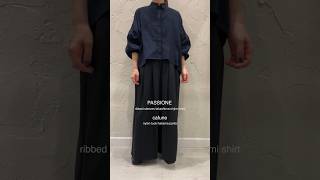 【 2024 pre fall collection PASSIONE ＆ cafune 】ribbed sleeves takashimachjimi shirt ＆ hakama pants [upl. by Eugor]