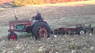 504 Farmall with 353 Detroit Plowing [upl. by Lizzy]