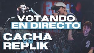 ¿MERECÍA MÁS CACHA VOTANDO EN DIRECTO CACHA VS REPLIK FMS ARGENTINA J01 BY KAPO 013 EPICARDO [upl. by Hollingsworth]