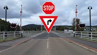 Caledonian Canal Swing Bridges in Inverness [upl. by Aninnaig]