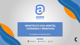 “Monotributo 2024 cambios y beneficios [upl. by Udelle]