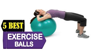 5 Best Exercise Balls 2024  Best Exercise Balls Reviews  Top 5 Exercise Balls [upl. by Ahsiem]