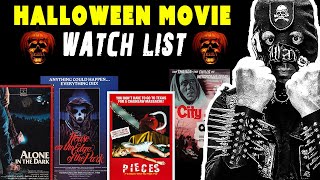 What I am watching on Halloween  Over the Top Horror [upl. by Nedia]