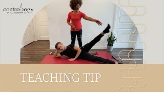 Breaking Down Side Leg Stretch  Contrology® Teaching Tip [upl. by Avilla]