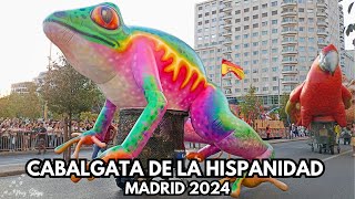 Cabalgata de la Hispanidad 2024 Madrid 3  Hispanicity Parade 2024 Madrid [upl. by Dorcus784]