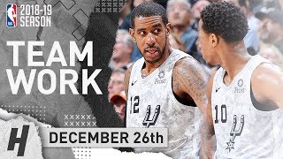 DeMar DeRozan amp LaMarcus Aldridge CRAZY Highlights Spurs vs Nuggets 20181226  57 Pts Total [upl. by Odlanier]