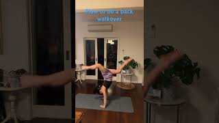 Back walkover tutorial [upl. by Ecirtaemed173]