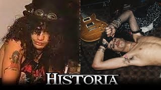 LA DROGADICCION Y DIFICIL VIDA DE SLASH  HISTORIA [upl. by Kaasi]