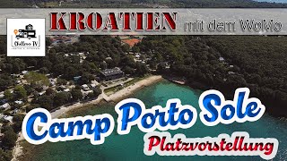 Kleines Paradies in Kroatien  Porto Sole  Campingplatz in Vrsar  mit dem Wohnmobil in Istrien 4K [upl. by Attwood585]