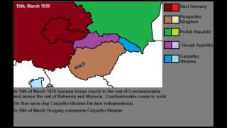 Partition of Czechoslovakia 19381939 [upl. by Eiralc]