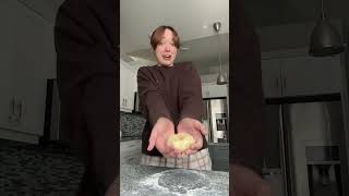 Making pumpkin bagels shorts [upl. by Raine]