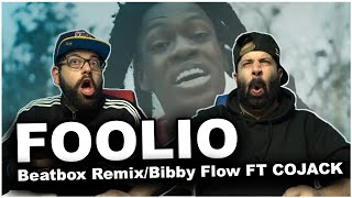 THE RESPONSE Foolio “Beatbox RemixBibby Flow” FT COJACK REACTION [upl. by Notsur92]