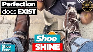 The Most Satisfying Shoe Shine Experience Ever  ASMR Personal Attention [upl. by Bubb]