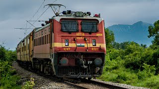 Thundering Electric Trains Through Murdeshwar Konkan Railway [upl. by Eben]