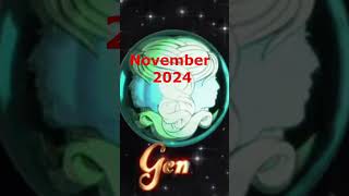 GEMINI Horoscope Predictions November 2024 Monthly Forecasts [upl. by Raynell174]