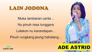 LIRIK LAIN JODONA [upl. by Baudoin605]