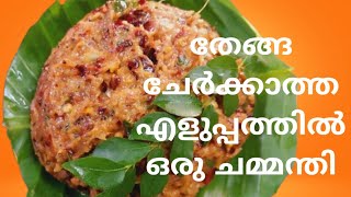 തേങ്ങ ചേർക്കാതെ ചമ്മന്തി ഉണ്ടാക്കിയെടുക്കാം  easy recipe 😋 👌 [upl. by Attenauq]