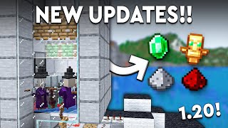 Minecraft Stacking Raid Farm 121  New Update  Farm Mechanics [upl. by Ahsimin]