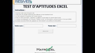 Évaluation des connaisancesdu logiciel Excel de Microsoft [upl. by Aliel]