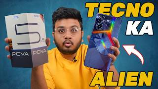 Tecno Pova 5 Pro 5G Unboxing  Alien Looking Phone 🤖 [upl. by Layla]