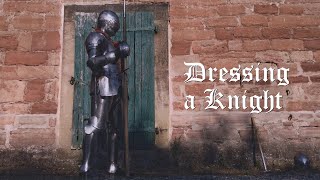 Dressing a Knight  armor for harness fencing [upl. by Acireed405]