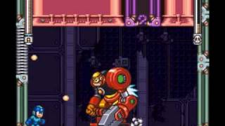 Megaman 7 SNES  Boss 11  Guts Man G No Damage No Charge Buster Only [upl. by Alys]