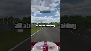 TRAIL BRAKING  GT7 vs iRacing shorts [upl. by Sorensen856]